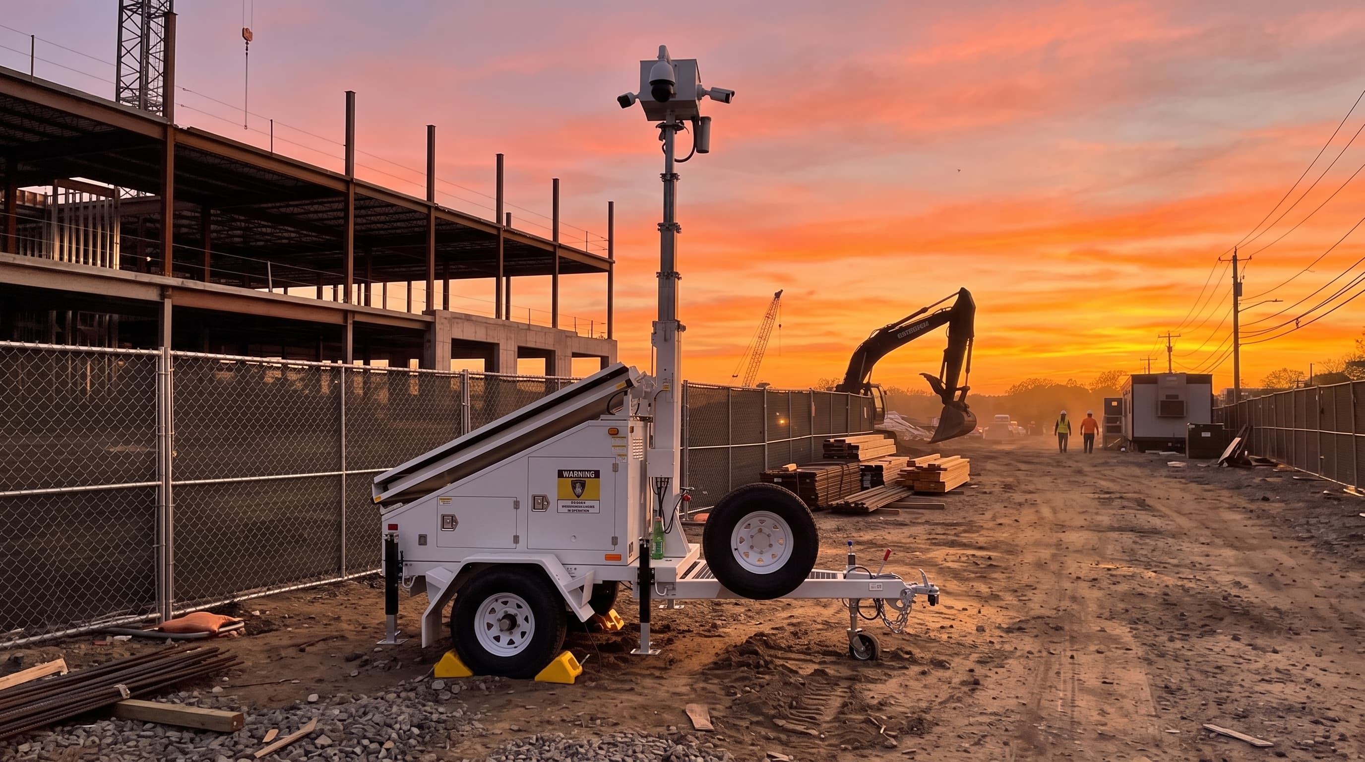 PowerDillo mobile surveillance camera trailer
